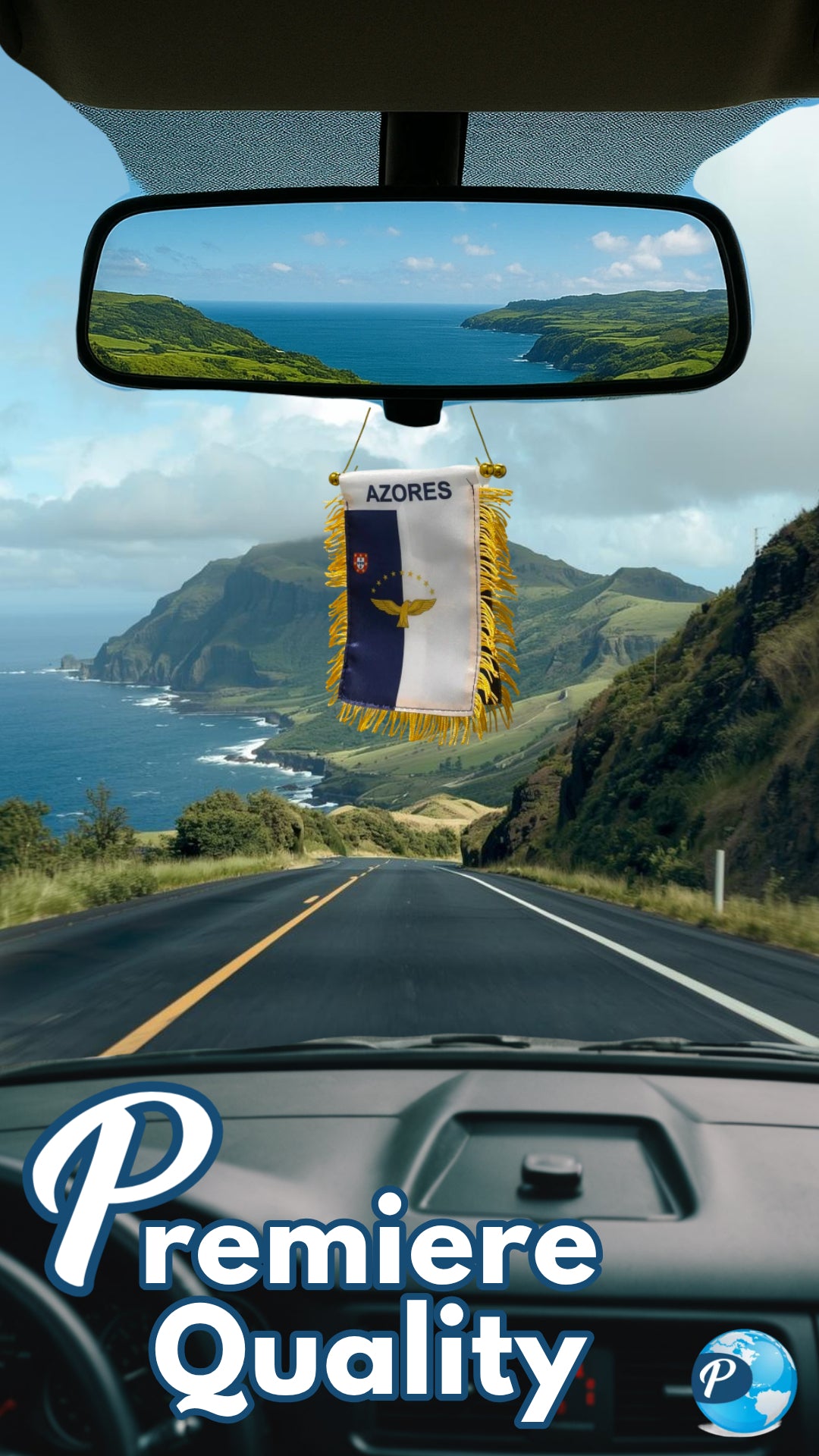 Azores Mini Banner Flag