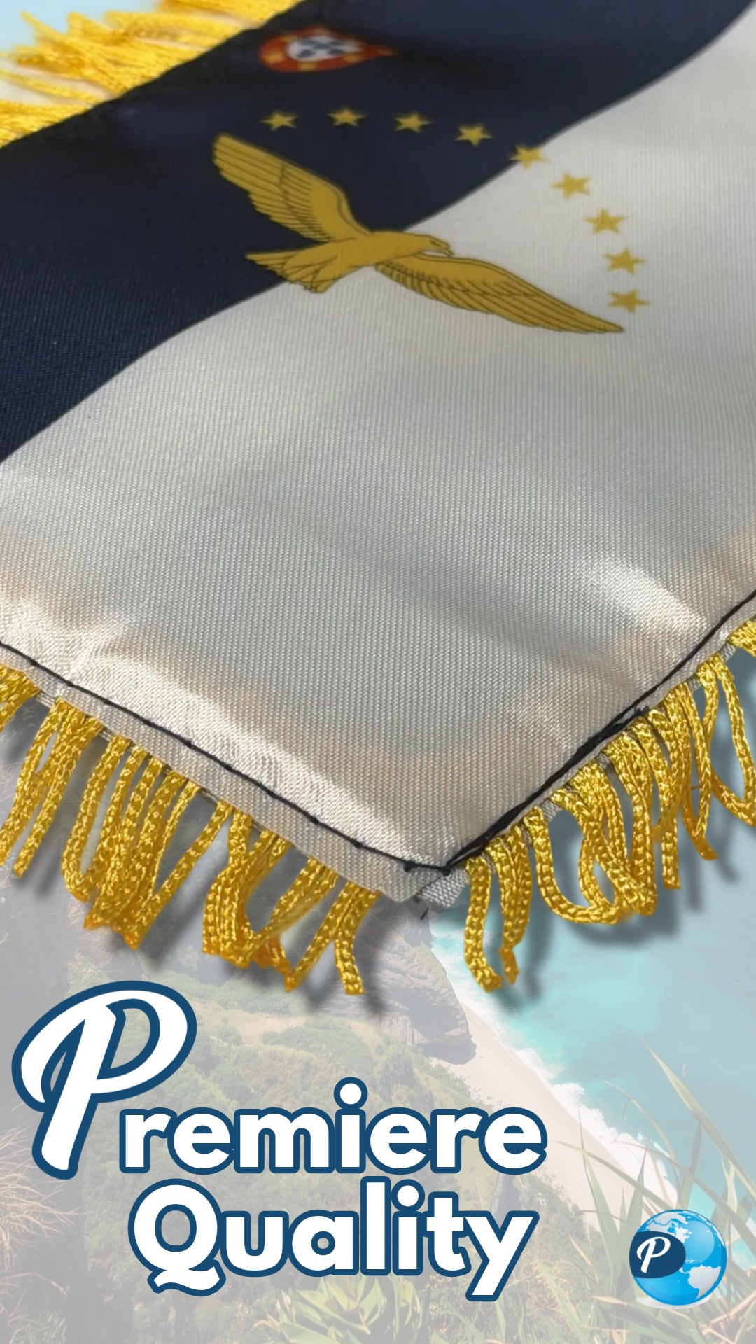 Azores Mini Banner Flag