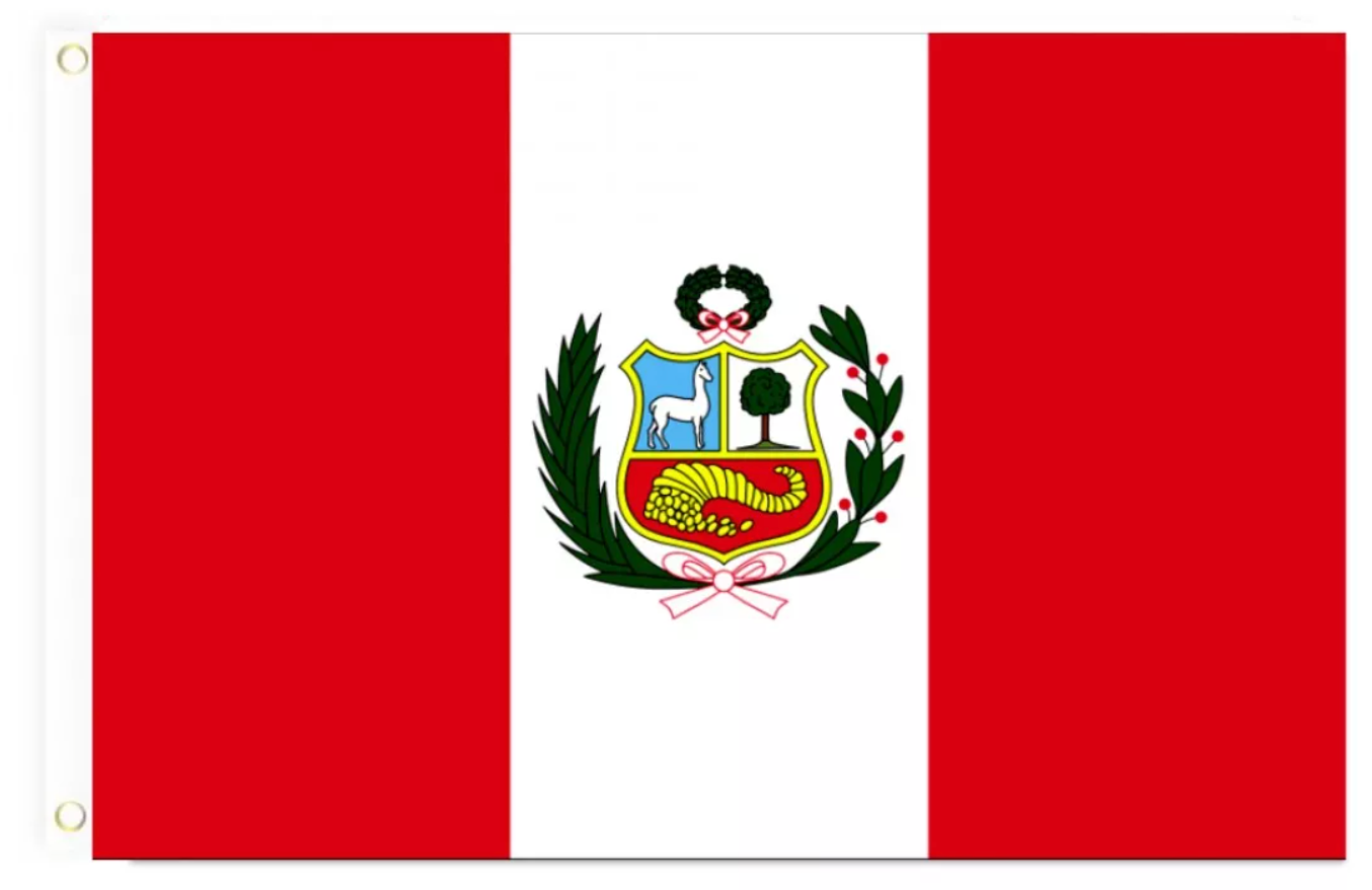 Flag 3ft x 5ft - Peru